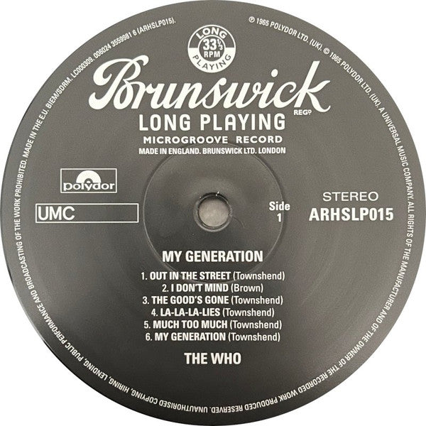 The Who ~ My Generation (Vinyl) - Djungel & Jazz