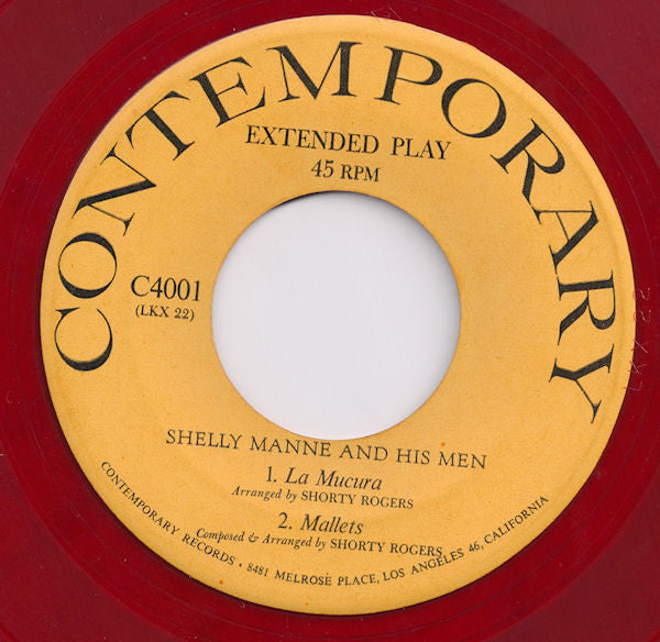 Shelly Manne & His Men ~ Shelly Manne & His Men (Vol. 1) (Vinyl) - Djungel & Jazz