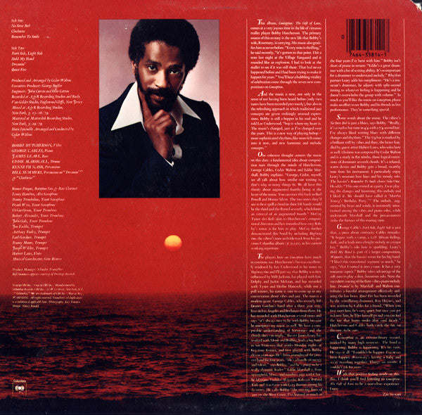 Bobby Hutcherson : Conception: The Gift Of Love (LP, Album, San)