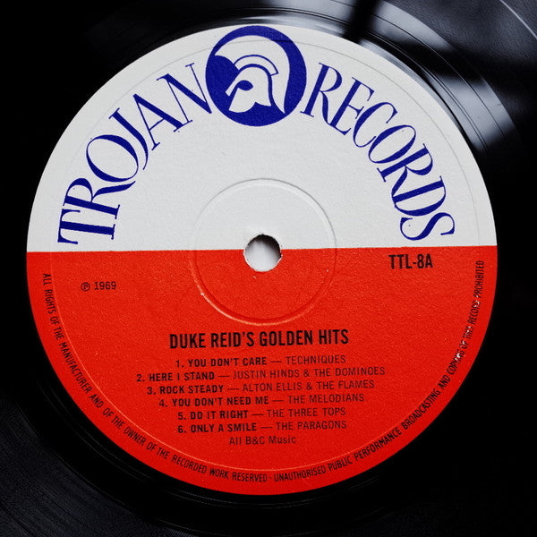 Various : Duke Reid's Golden Hits (LP, Album, Comp, Mono)