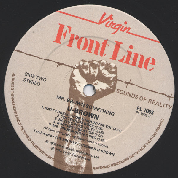 U Brown : Mr. Brown Something (LP, Album)