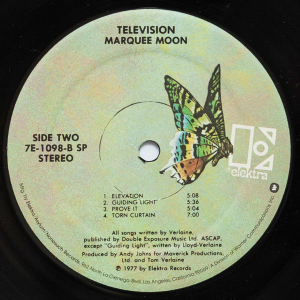 Television : Marquee Moon (LP, Album, SP )