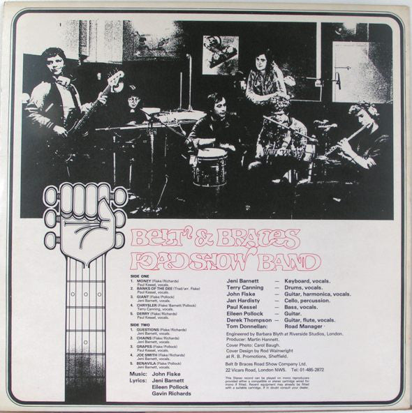Belt & Braces Roadshow Band ~ Belt & Braces Roadshow Band (Vinyl) - Djungel & Jazz