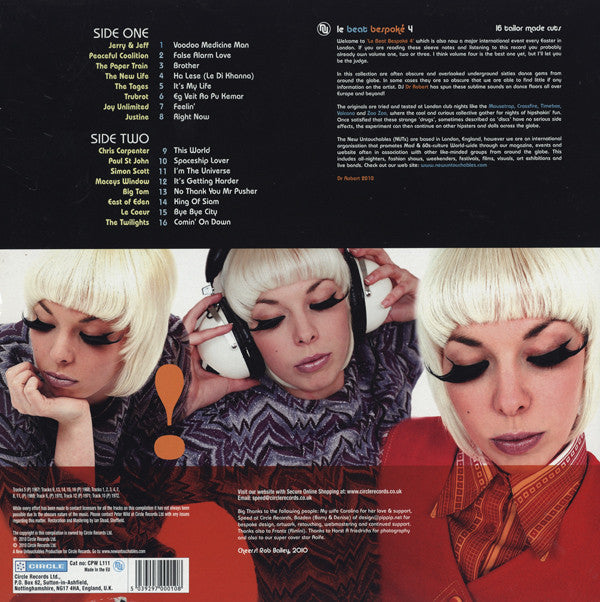 Various : Le Beat Bespoké 4 (16 Tailor Made Cuts) (LP, Comp)