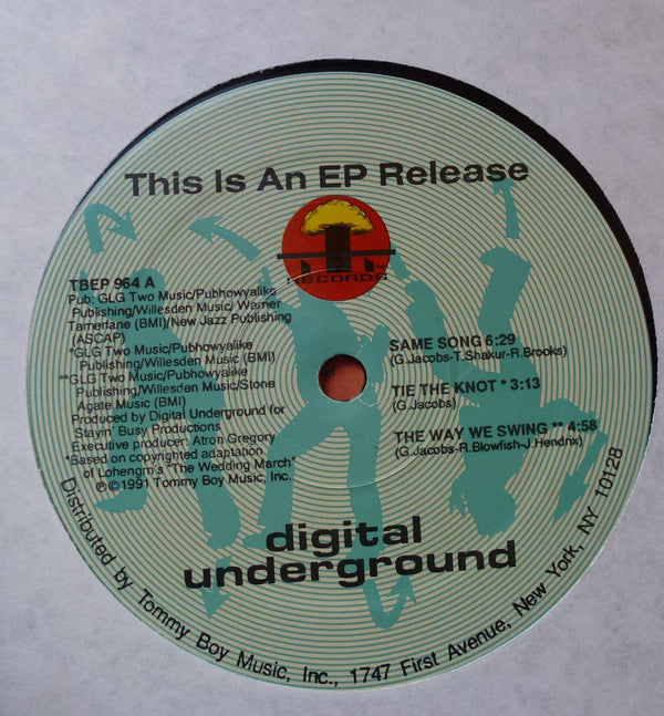 Digital Underground ~ This Is An E.P. Release (Vinyl) - Djungel & Jazz
