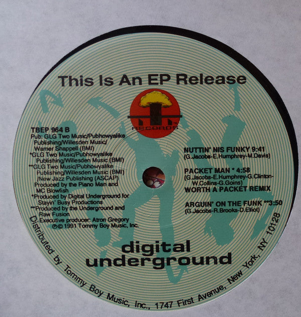 Digital Underground ~ This Is An E.P. Release (Vinyl) - Djungel & Jazz