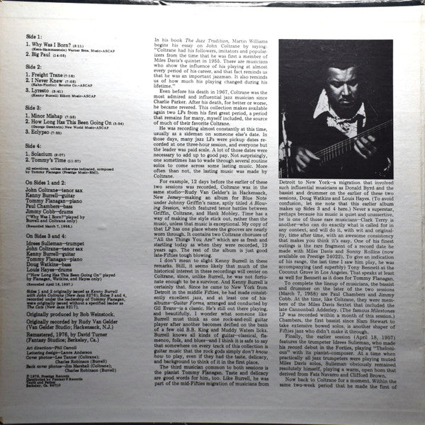 Kenny Burrell / John Coltrane : Kenny Burrell / John Coltrane (2xLP, Comp, RM)