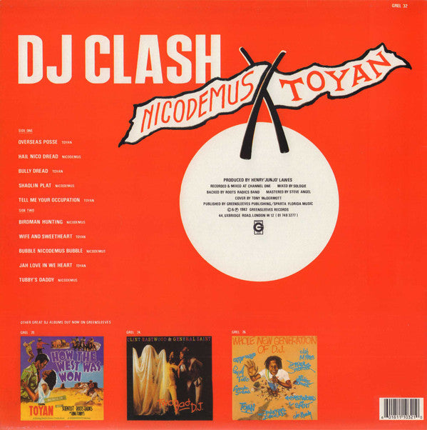 Nicodemus Vs. Toyan : DJ Clash (LP, Album, RE)