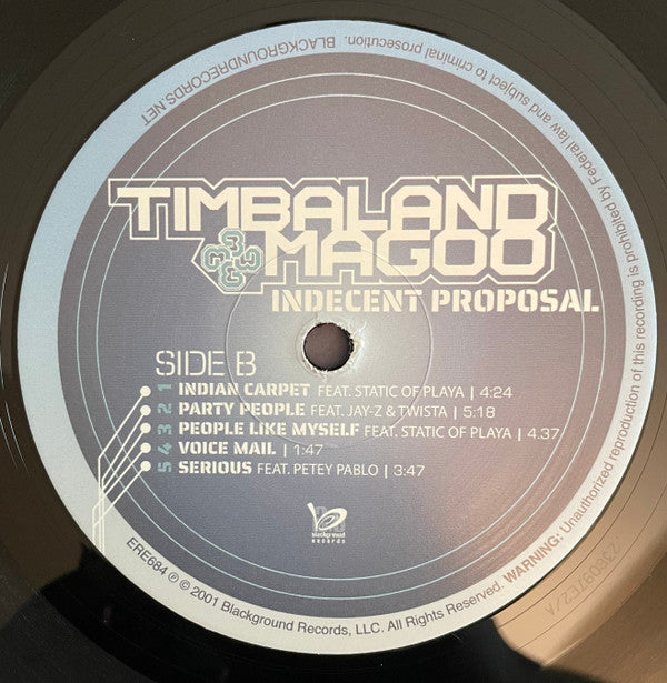Timbaland & Magoo ~ Indecent Proposal (Vinyl) - Djungel & Jazz