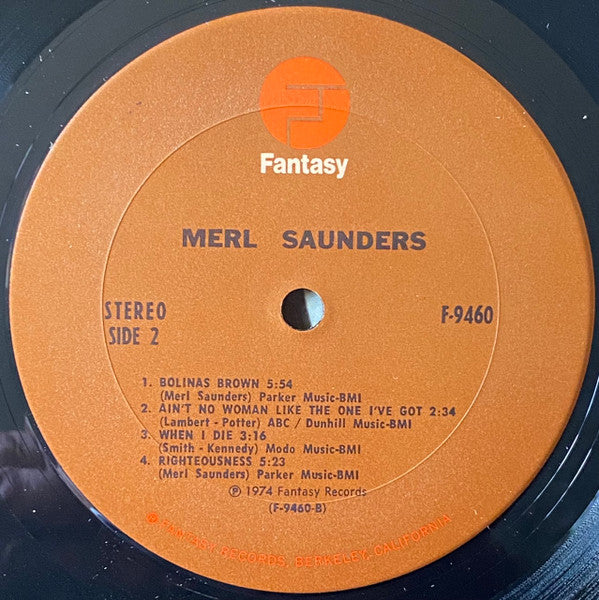Merl Saunders : Merl Saunders (LP, Album, Pit)