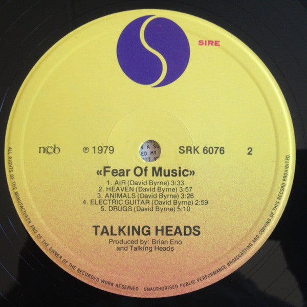 Talking Heads ~ Fear Of Music (Vinyl) - Djungel & Jazz