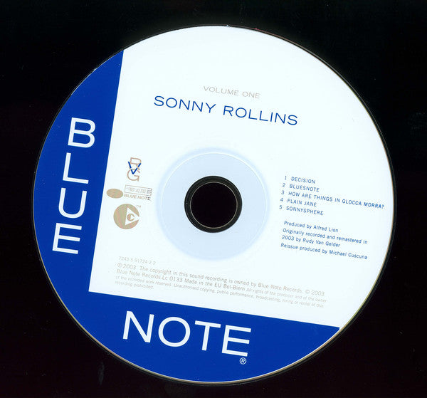 Sonny Rollins ~ Sonny Rollins Volume One (Vinyl) - Djungel & Jazz