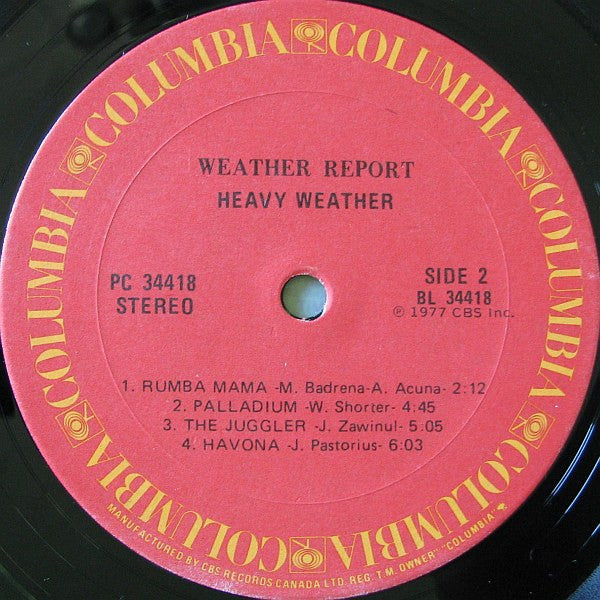 Weather Report ~ Heavy Weather (Vinyl) - Djungel & Jazz