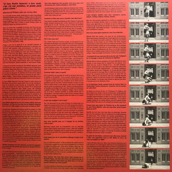 Ennio Morricone ~ Sans Mobile Apparent (Bande Originale du Film) (Vinyl) - Djungel & Jazz