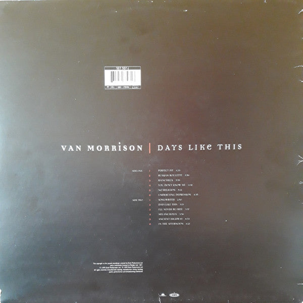 Van Morrison ~ Days Like This (Vinyl) - Djungel & Jazz