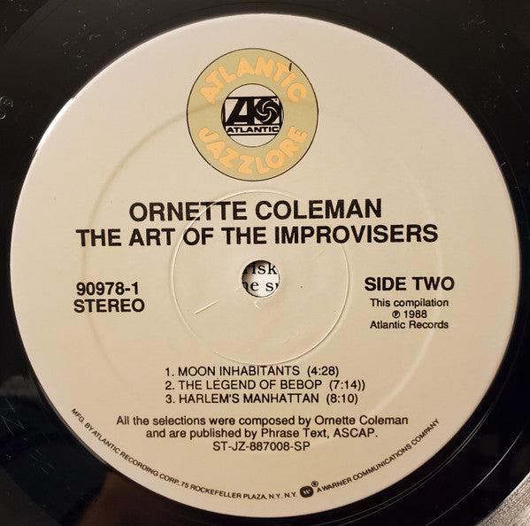 Ornette Coleman ~ The Art Of The Improvisers (Vinyl) - Djungel & Jazz