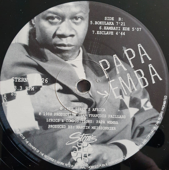 Papa Wemba ~ Papa Wemba (Vinyl) - Djungel & Jazz
