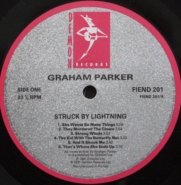 Graham Parker ~ Struck By Lightning (Vinyl) - Djungel & Jazz