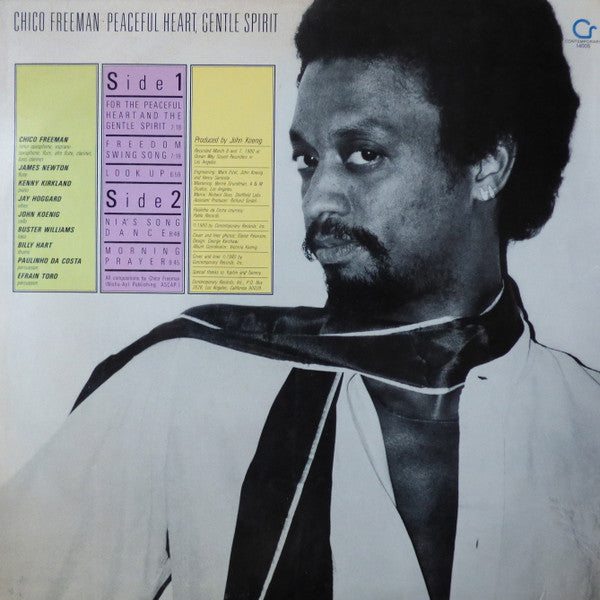 Chico Freeman ~ Peaceful Heart, Gentle Spirit (Vinyl) - Djungel & Jazz
