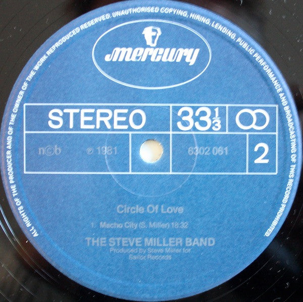 The Steve Miller Band* : Circle Of Love (LP, Album)