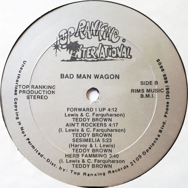 Teddy Brown : Bad Man Wagon (LP, Album)