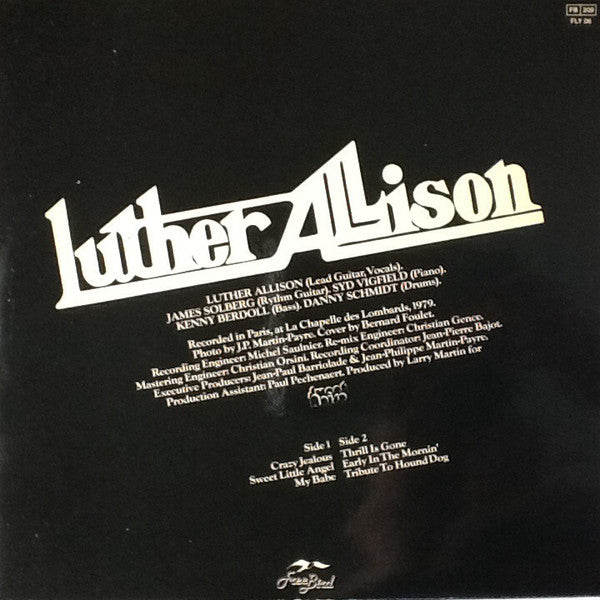 Luther Allison : Live In Paris (LP, Album)