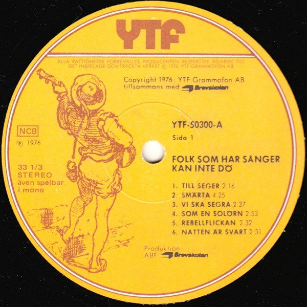 Monica Zetterlund / Thorstein Bergman ~ Folk Som Har Sånger Kan Inte Dö (Vinyl) - Djungel & Jazz