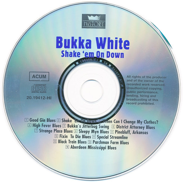 Mississippi John Hurt / Bukka White ~ Shake 'Em On Down (Vinyl) - Djungel & Jazz
