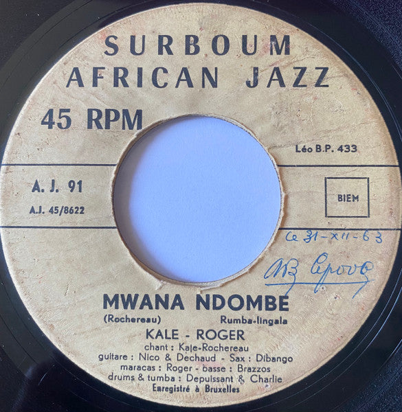 Kale-Roger : Mwana Ndombe / Mi Jose (7")
