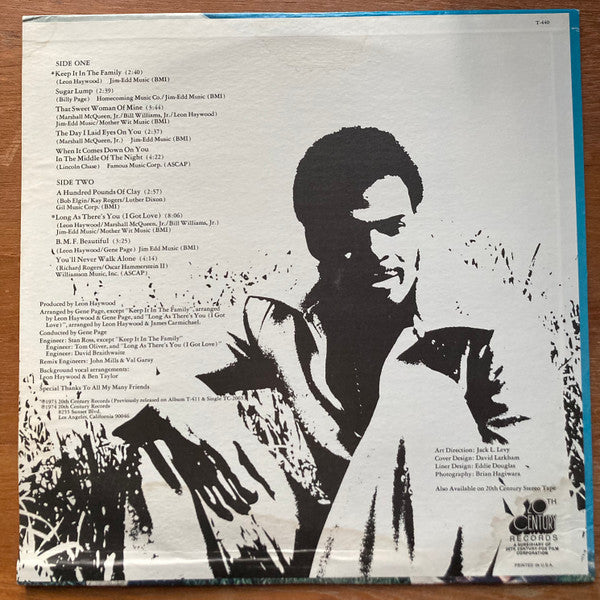 Leon Haywood ~ Keep It In The Family (Vinyl) - Djungel & Jazz
