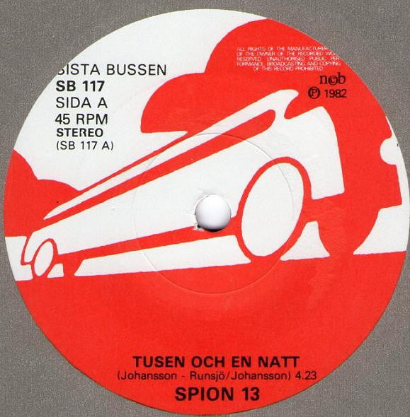 Spion 13 ~ Tusen Och En Natt (Vinyl) - Djungel & Jazz