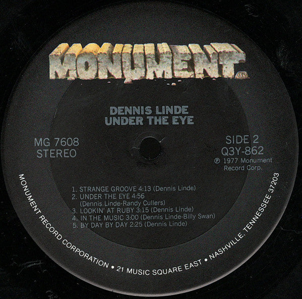 Dennis Linde ~ Under The Eye (Vinyl) - Djungel & Jazz