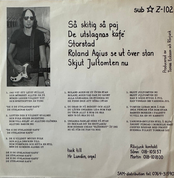 Rävjunk ~ EP Med Rävjunk (Vinyl) - Djungel & Jazz