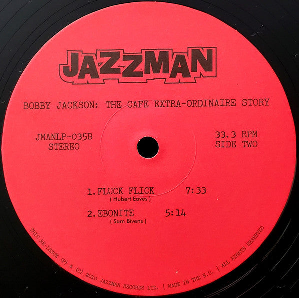 Bobby Jackson (12) : The Café Extra-Ordinaire Story (LP, Album, Ltd, Num, RE)