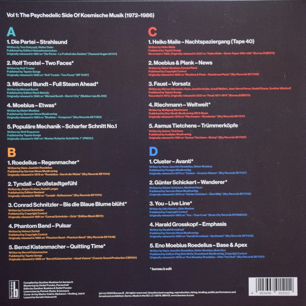 Various : Silberland Vol 1: The Psychedelic Side Of Kosmische Musik (1972-1986) (2xLP, Comp)