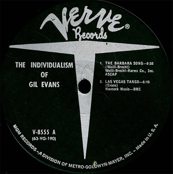 Gil Evans ~ The Individualism Of Gil Evans (Vinyl) - Djungel & Jazz