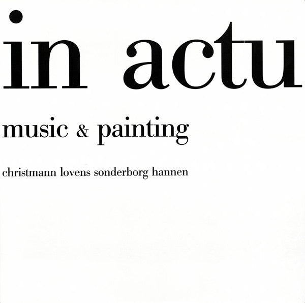 in actu : Music & Painting (LP, Album)