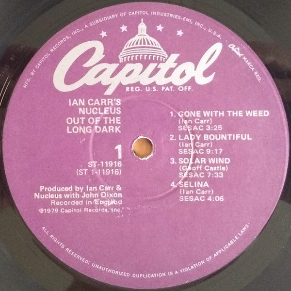 Ian Carr's Nucleus ~ Out Of The Long Dark (Vinyl) - Djungel & Jazz