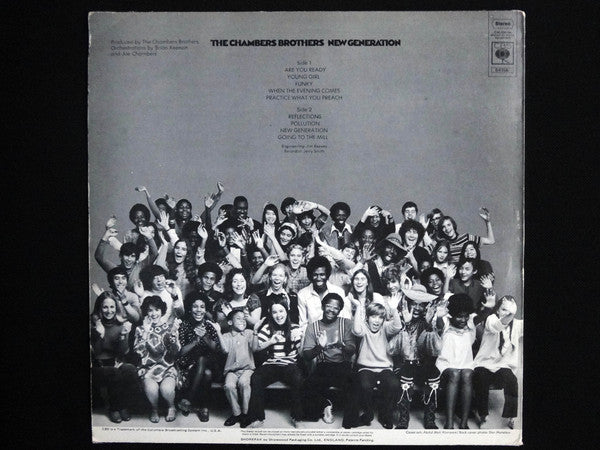 The Chambers Brothers ~ New Generation (Vinyl) - Djungel & Jazz