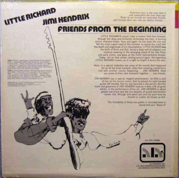 Little Richard / Jimi Hendrix ~ Friends - From The Beginning (Vinyl) - Djungel & Jazz