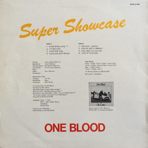 One Blood : Super Showcase (LP, Album)