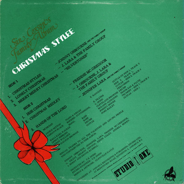 Various : Sir Coxson's Family Album Christmas Stylee (LP)