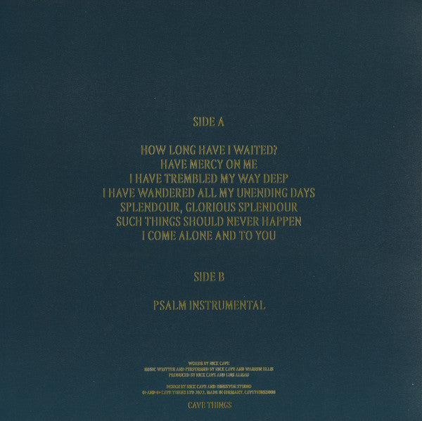 Nick Cave ~ Seven Psalms (Vinyl) - Djungel & Jazz