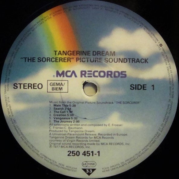 Tangerine Dream ~ Sorcerer (Vinyl) - Djungel & Jazz