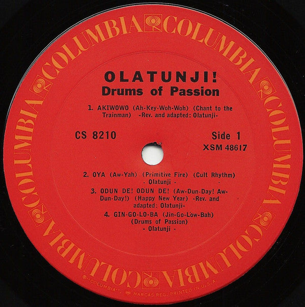 Babatunde Olatunji ~ Drums Of Passion (Vinyl) - Djungel & Jazz