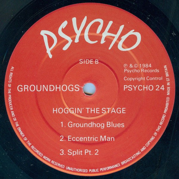 Groundhogs ~ Hoggin The Stage (Vinyl) - Djungel & Jazz