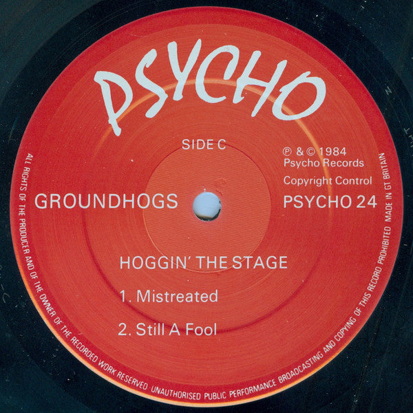 Groundhogs ~ Hoggin The Stage (Vinyl) - Djungel & Jazz
