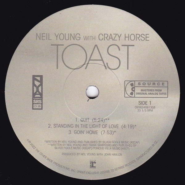 Neil Young With Crazy Horse ~ Toast (Vinyl) - Djungel & Jazz