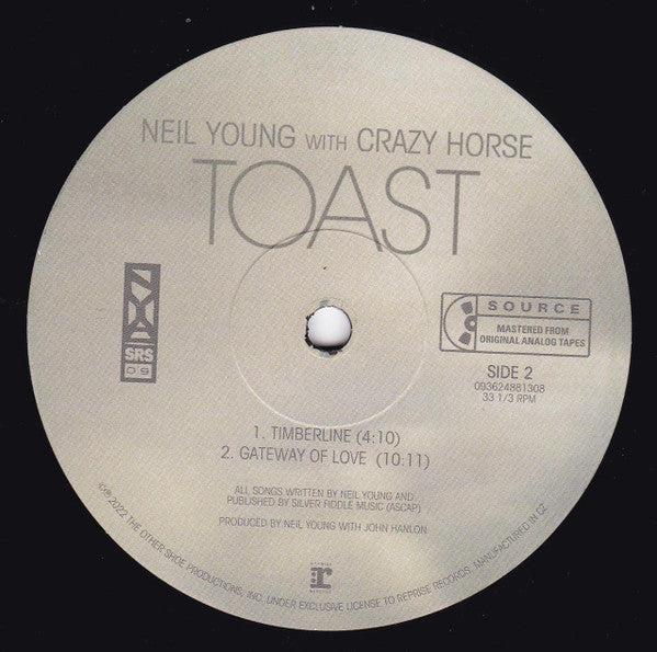 Neil Young With Crazy Horse ~ Toast (Vinyl) - Djungel & Jazz