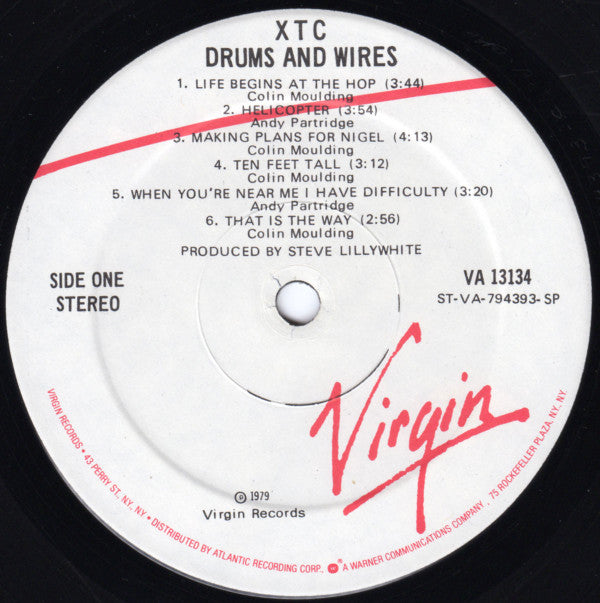 XTC : Drums And Wires (LP, Album, SP + 7", EP, Promo, SP )